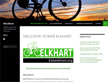 Tablet Screenshot of bikeelkhart.org